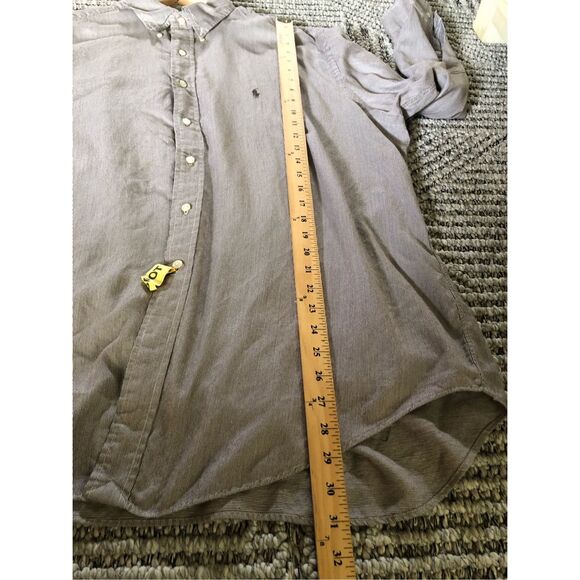 Ralph Lauren Yarmouth button-down shirt SZ 17 1/2 - Picture 6 of 11